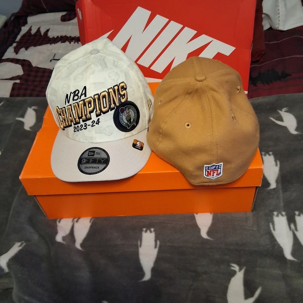Pair Of Boston. Hats